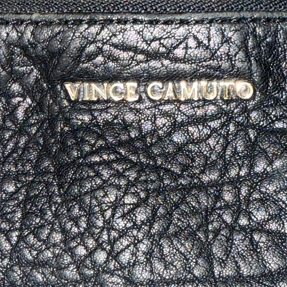 Vince Camuto Lizel Convertible Leather Black Textured Shoulder/Crossbody Bag - Picture 5 of 16